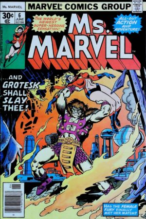 Couverture de MS. MARVEL (1977) #6 - par John Buscema - lecubeacomics.com