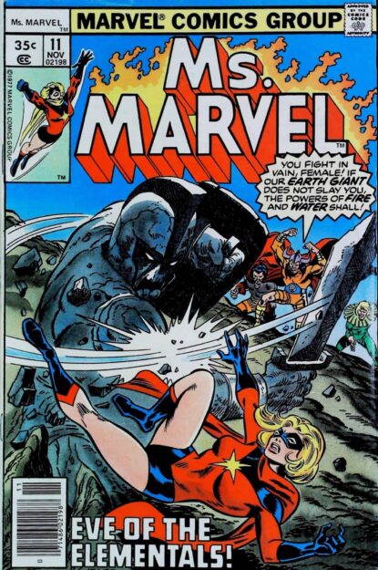 MS. MARVEL (1977) #11 - Marvel - lecubeacomics.com Couverture de MS. MARVEL (1977) #11 - par Sal Buscema - lecubeacomics.com