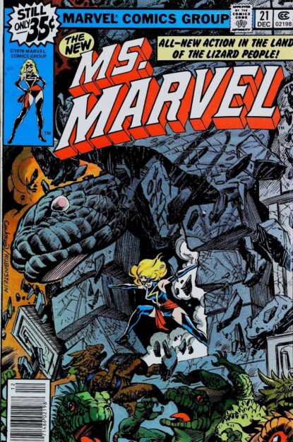 Couverture de MS. MARVEL (1977) #21 - par Dave Cockrum - lecubeacomics.com
