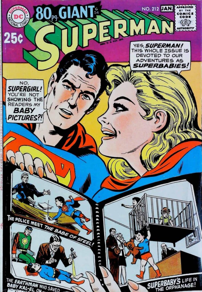 Superman #212, vue de l'exemplaire
