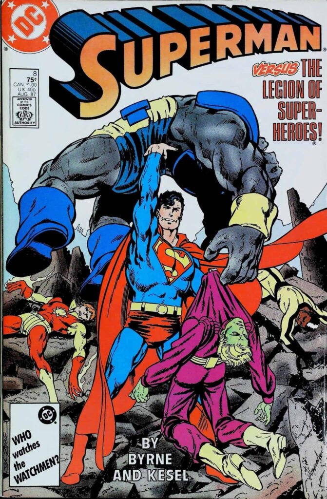 Superman #8, vue de l'exemplaire