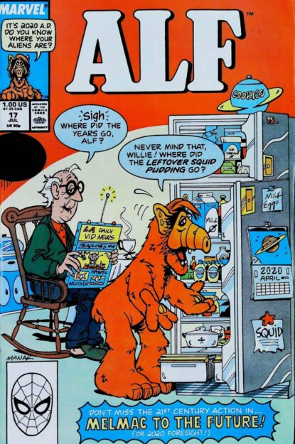 ALF (1988) #17 - Marvel - lecubeacomics.com Couverture de ALF (1988) #17 - par Dave Manak - lecubeacomics.com