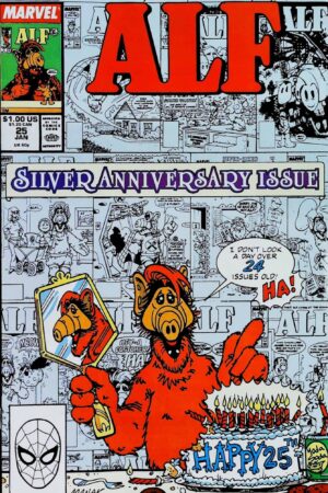 Couverture de ALF (1988) #25 - par Dave Manak - lecubeacomics.com