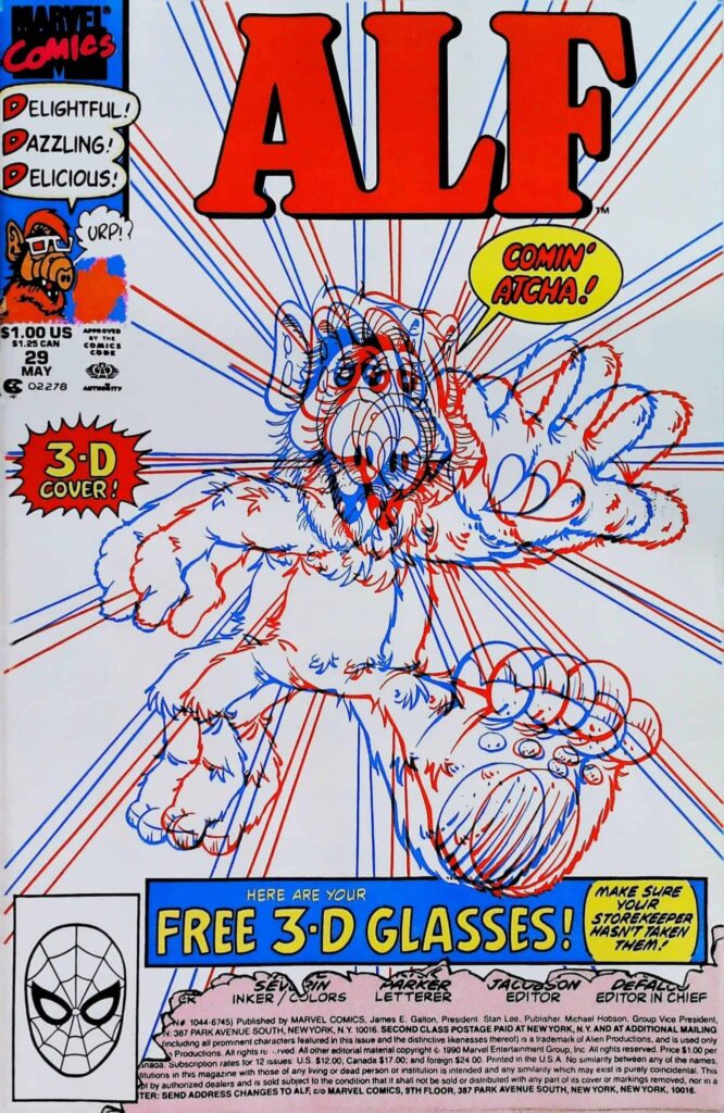 Alf #29, vue de l'exemplaire