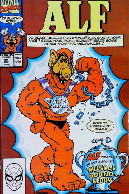 ALF (1988) #32 - Marvel - lecubeacomics.com Couverture de ALF (1988) #32 - par Dave Manak - lecubeacomics.com