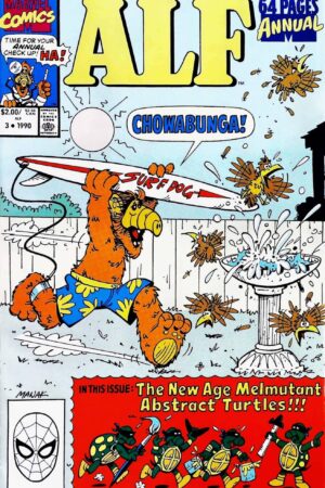 Couverture de ALF ANNUAL (1988) #3 - par Dave Manak - lecubeacomics.com