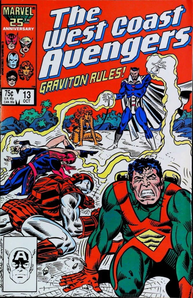 Avengers West Coast #13, vue de l'exemplaire