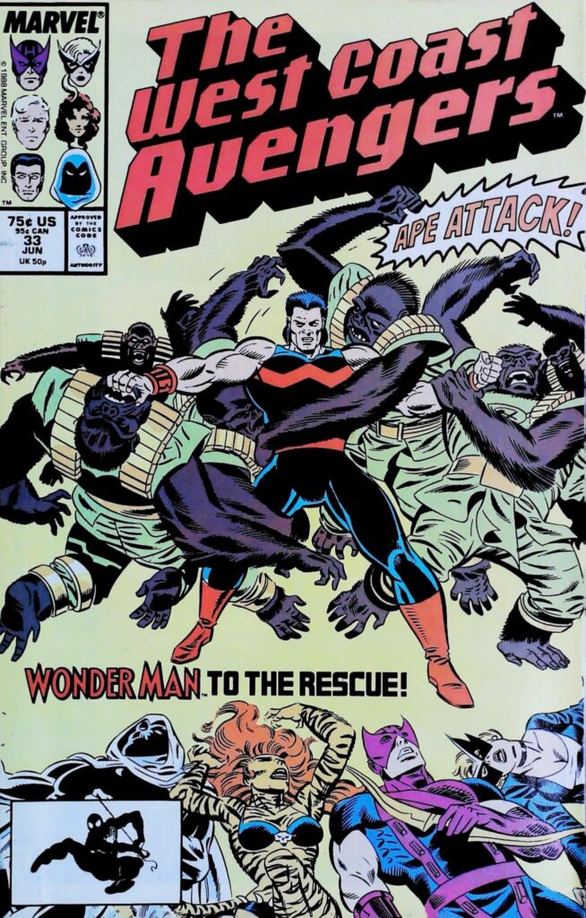 Avengers West Coast #33, vue de l'exemplaire