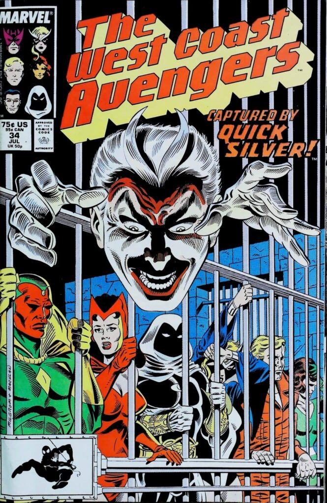 Avengers West Coast #34, vue de l'exemplaire