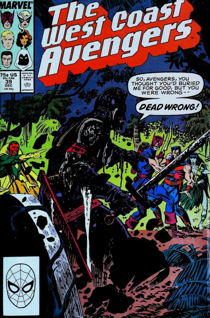 Avengers West Coast #39, vue de l'exemplaire