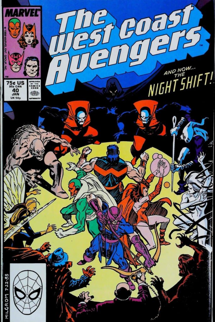 Avengers West Coast #40, vue de l'exemplaire