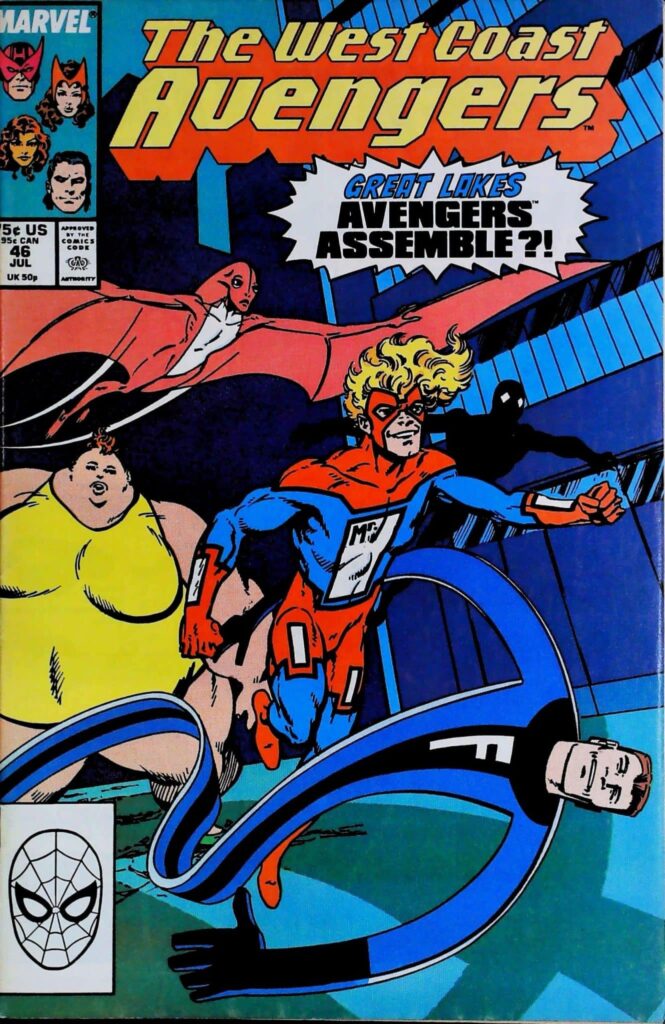 Avengers West Coast #46, vue de l'exemplaire