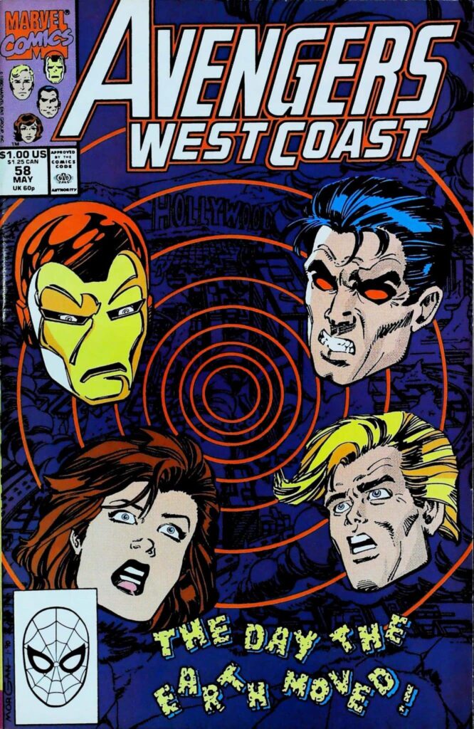 Avengers West Coast #58, vue de l'exemplaire