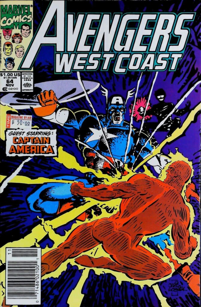 Avengers West Coast #64, vue de l'exemplaire