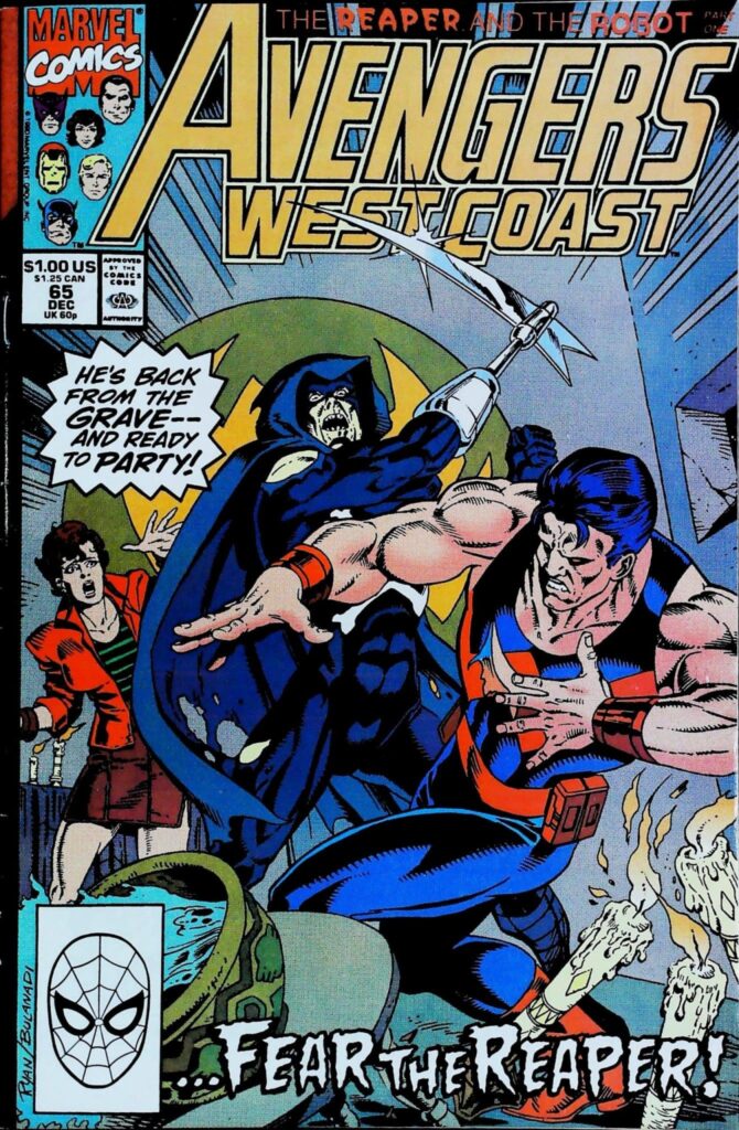 Avengers West Coast #65, vue de l'exemplaire