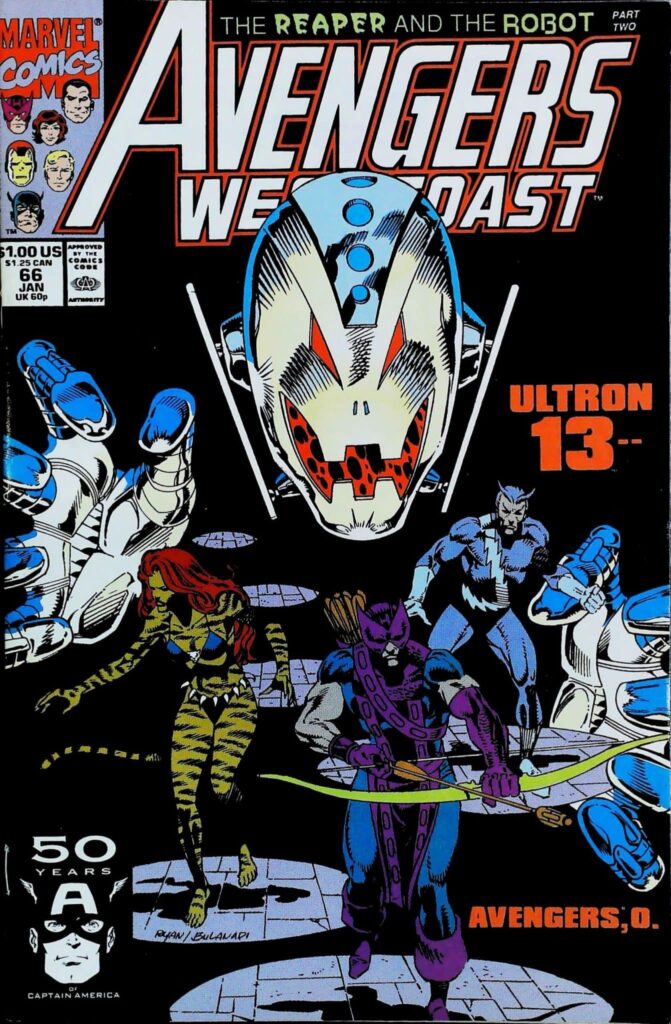 Avengers West Coast #66, vue de l'exemplaire