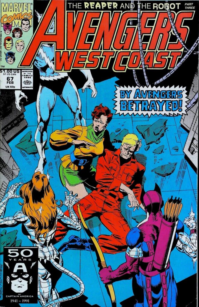 Avengers West Coast #67, vue de l'exemplaire