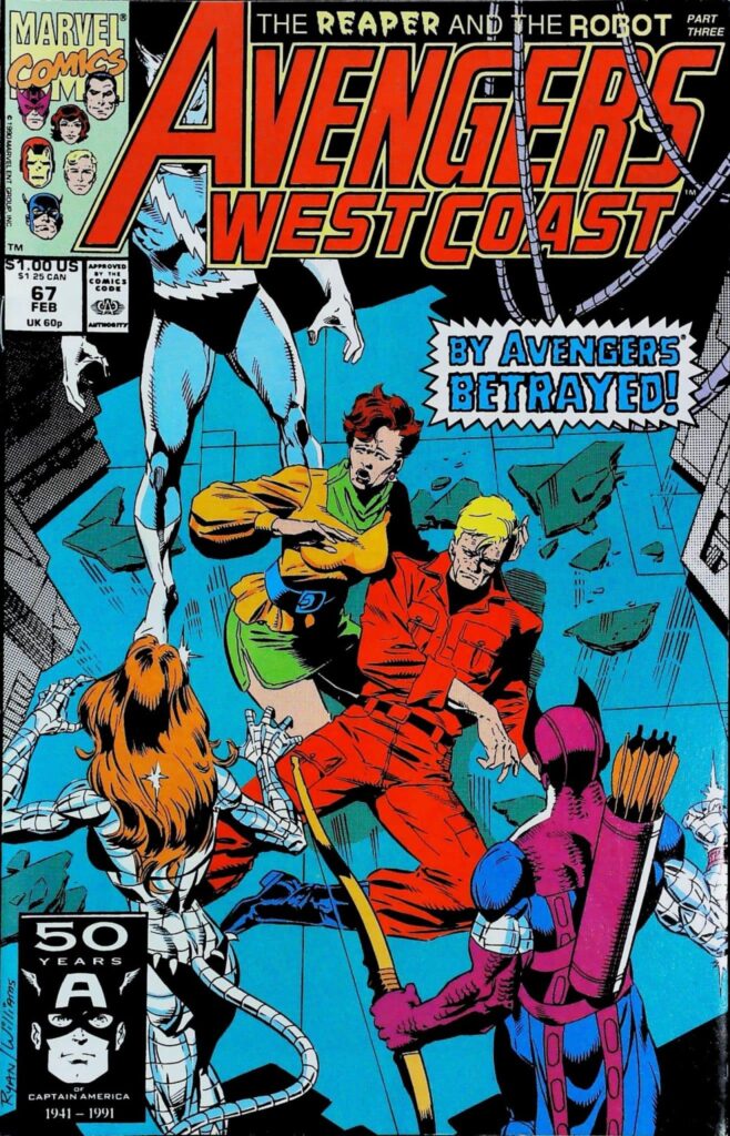 Avengers West Coast #69, vue de l'exemplaire