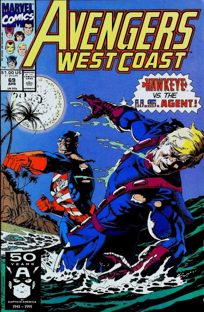 Avengers West Coast #71, vue de l'exemplaire