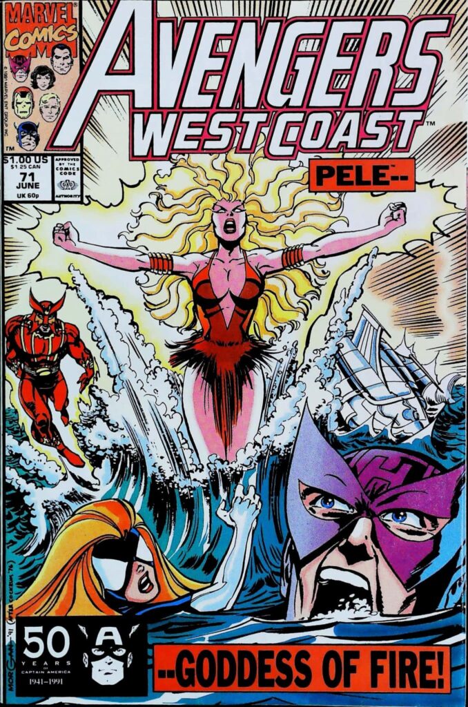 Avengers West Coast #73, vue de l'exemplaire