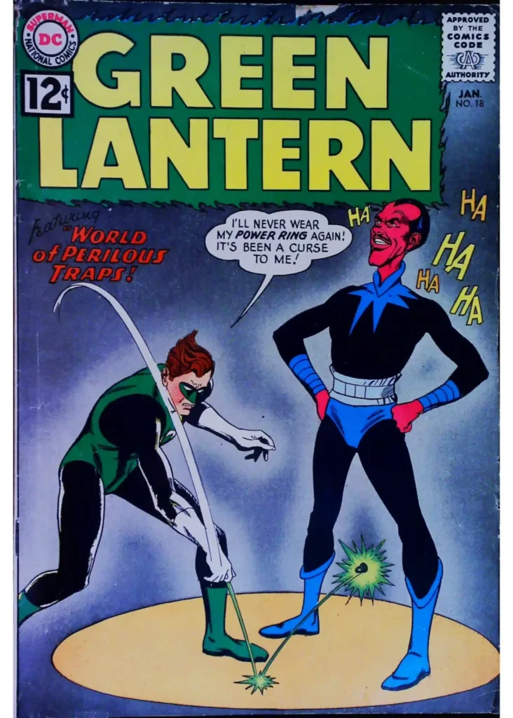 Green Lantern #18, vue de l'exemplaire