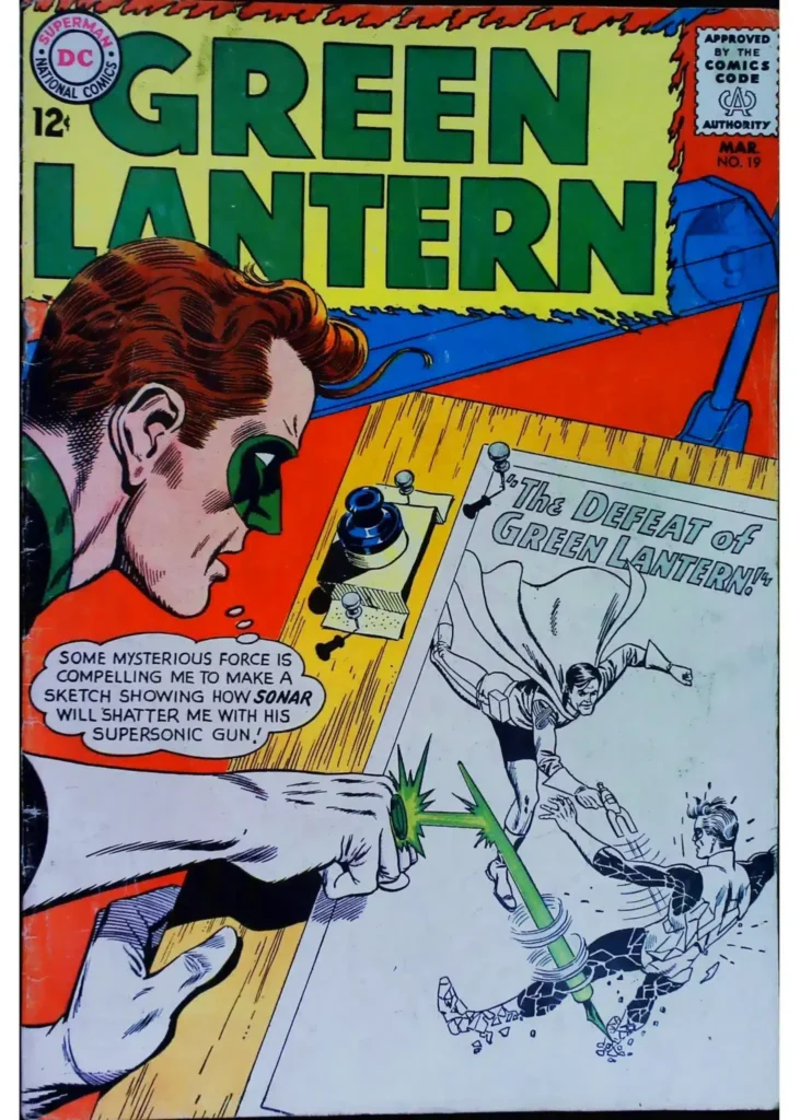 Green Lantern #19, vue de l'exemplaire