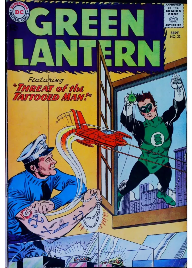 Green Lantern #23, vue de l'exemplaire