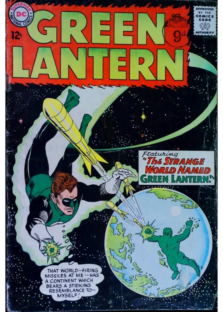 Green Lantern #24, vue de l'exemplaire