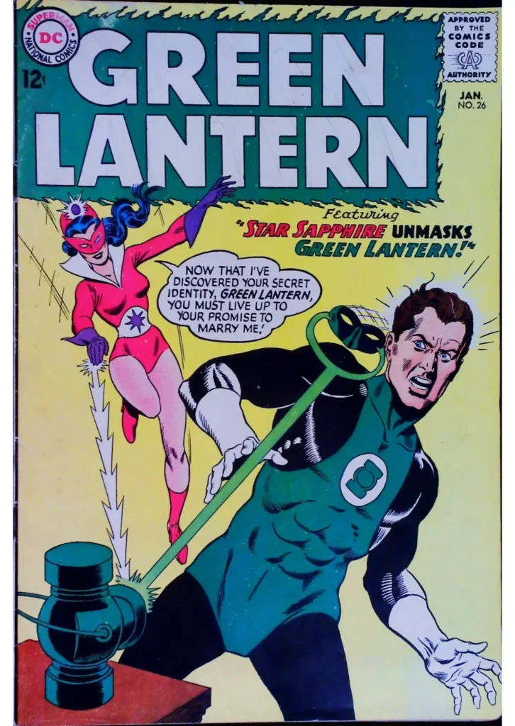 Green Lantern #26, vue de l'exemplaire