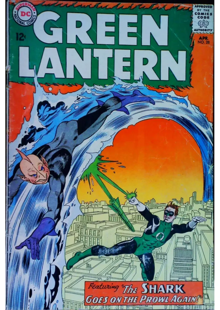 Green Lantern #28, vue de l'exemplaire