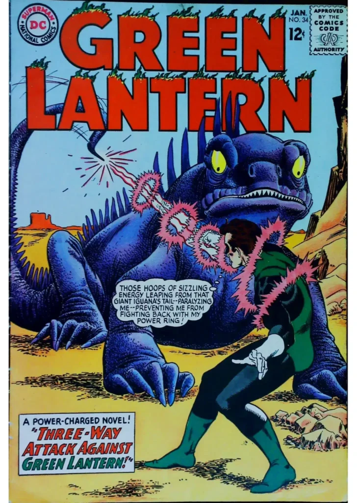 Green Lantern #34, vue de l'exemplaire