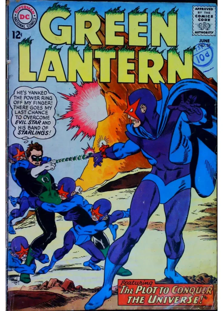 Green Lantern #37, vue de l'exemplaire