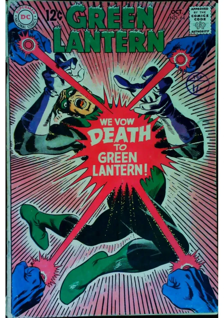 Green Lantern #64, vue de l'exemplaire