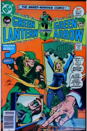Couverture de GREEN LANTERN (1960) #94 - par Mike Grell - lecubeacomics.com