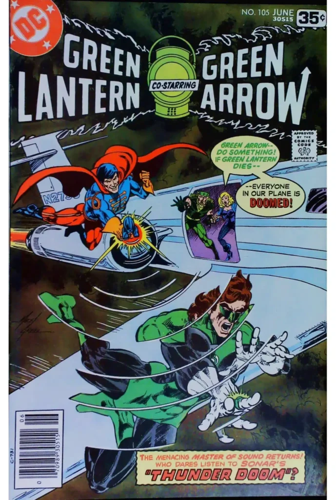 Green Lantern #105, vue de l'exemplaire