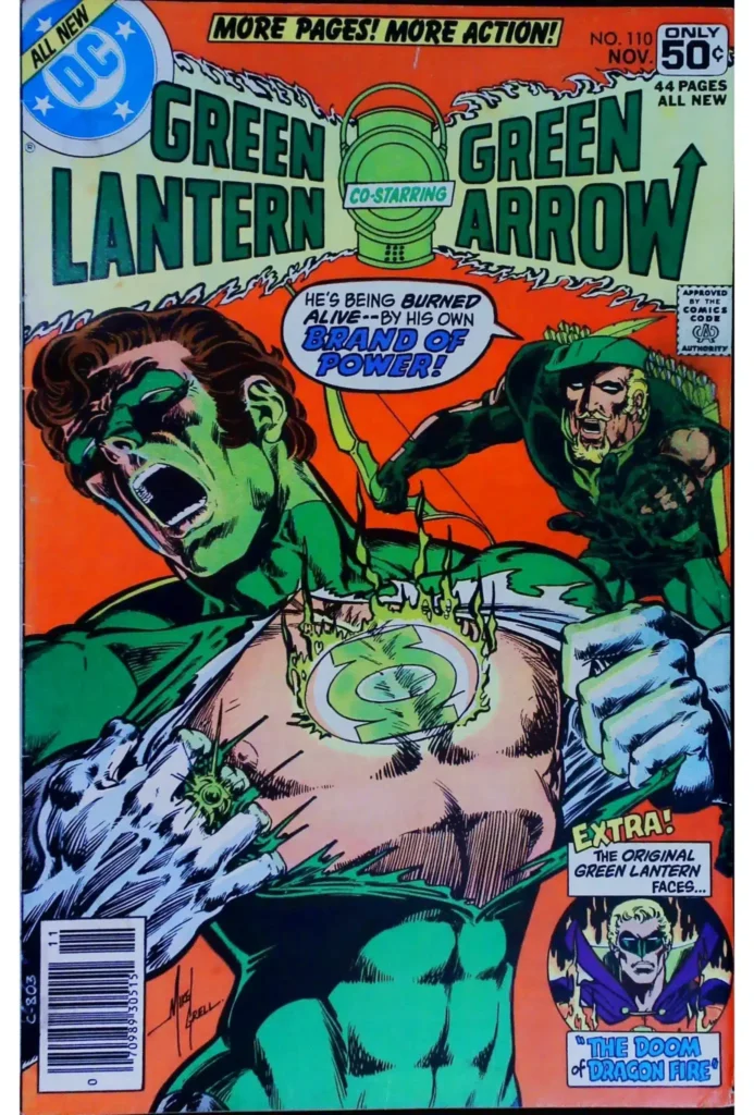 Green Lantern #110, vue de l'exemplaire