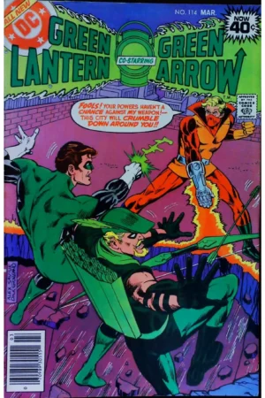 Couverture de GREEN LANTERN (1960) #114 - par Alex Saviuk - lecubeacomics.com