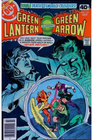 Couverture de GREEN LANTERN (1960) #118 - par Alex Saviuk - lecubeacomics.com