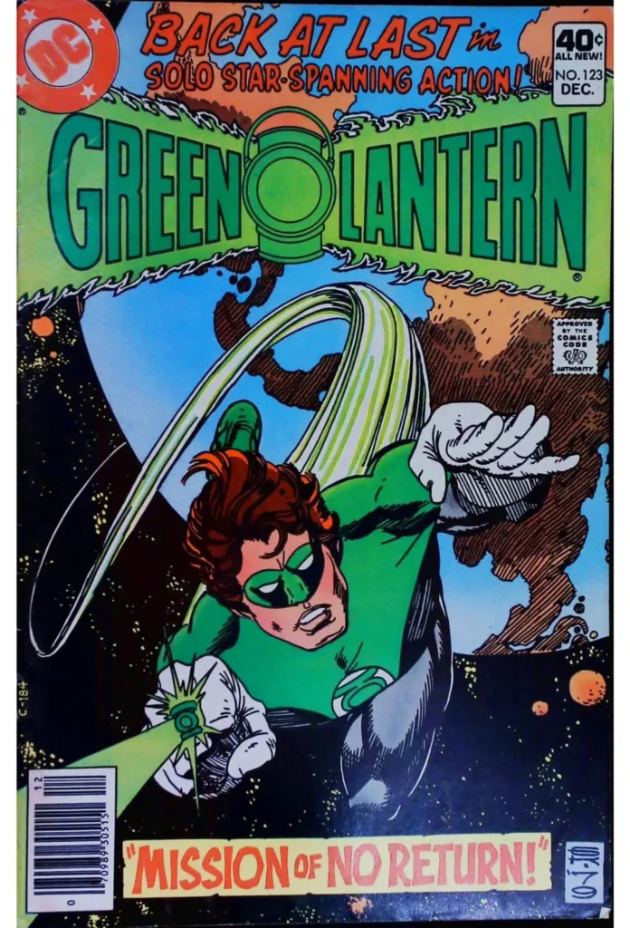 Green Lantern #123, vue de l'exemplaire