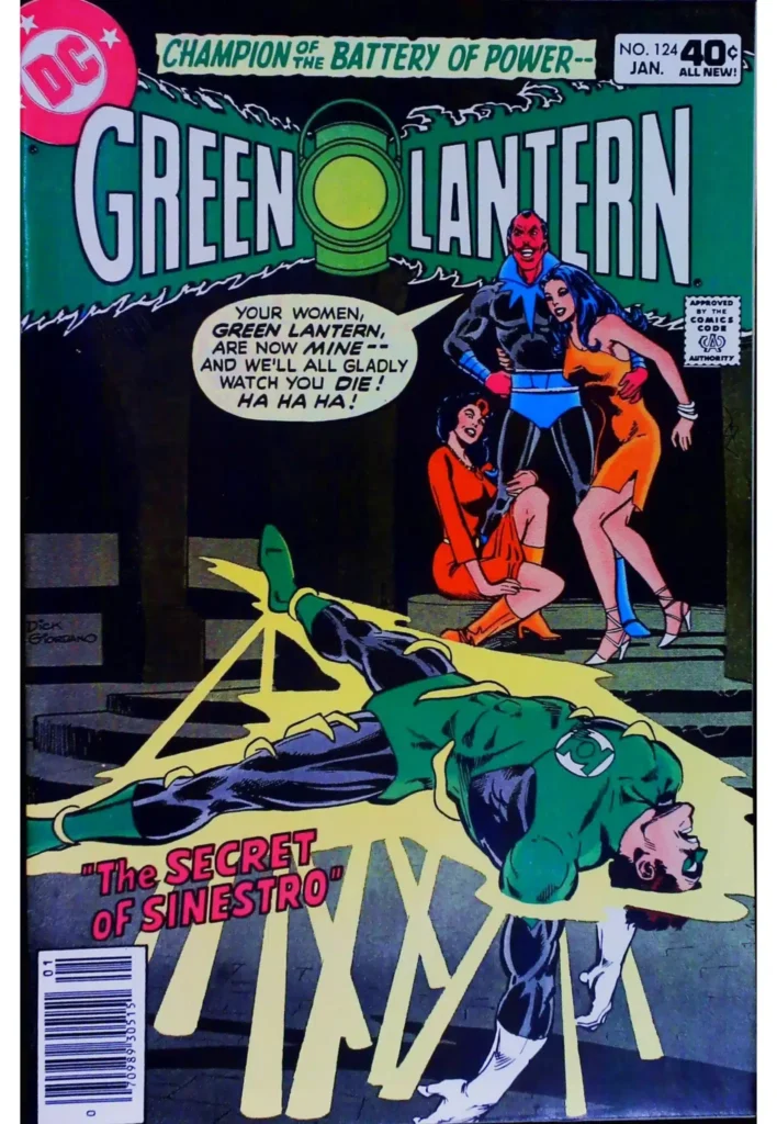 Green Lantern #124, vue de l'exemplaire