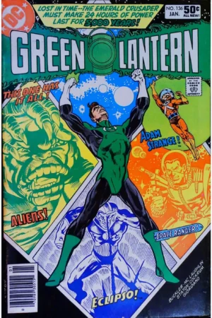 Couverture de GREEN LANTERN (1960) #136 - par Dave Cockrum - lecubeacomics.com