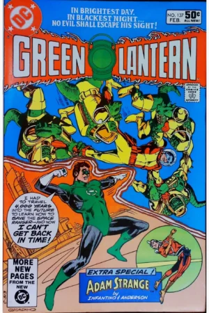 Couverture de GREEN LANTERN (1960) #137 - par Dick Giordano - lecubeacomics.com