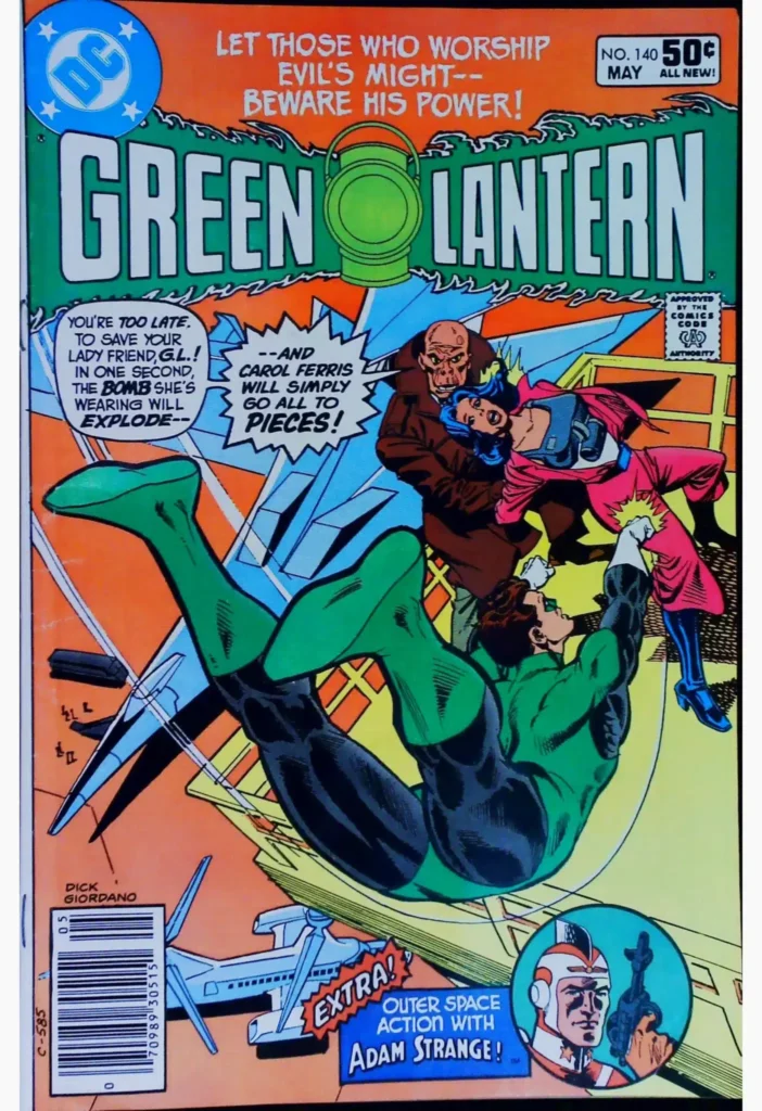 Green Lantern #140, vue de l'exemplaire