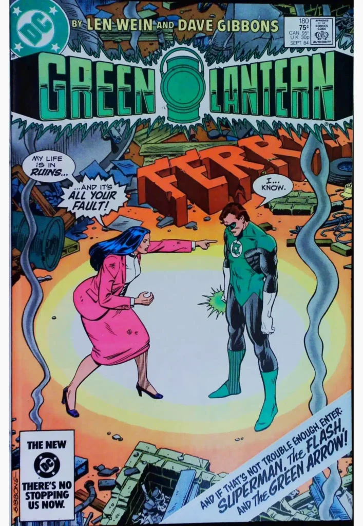 Green Lantern #180, vue de l'exemplaire