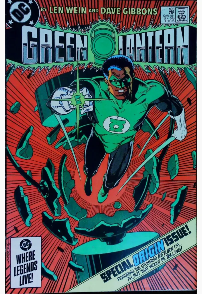 Green Lantern #185, vue de l'exemplaire