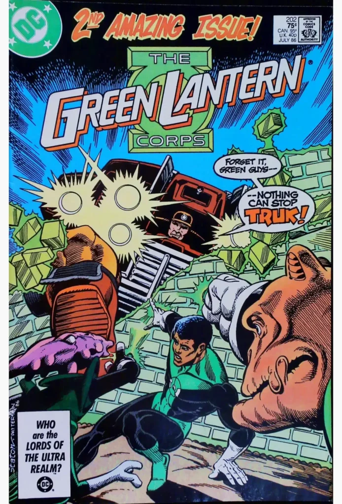 Green Lantern #202, vue de l'exemplaire