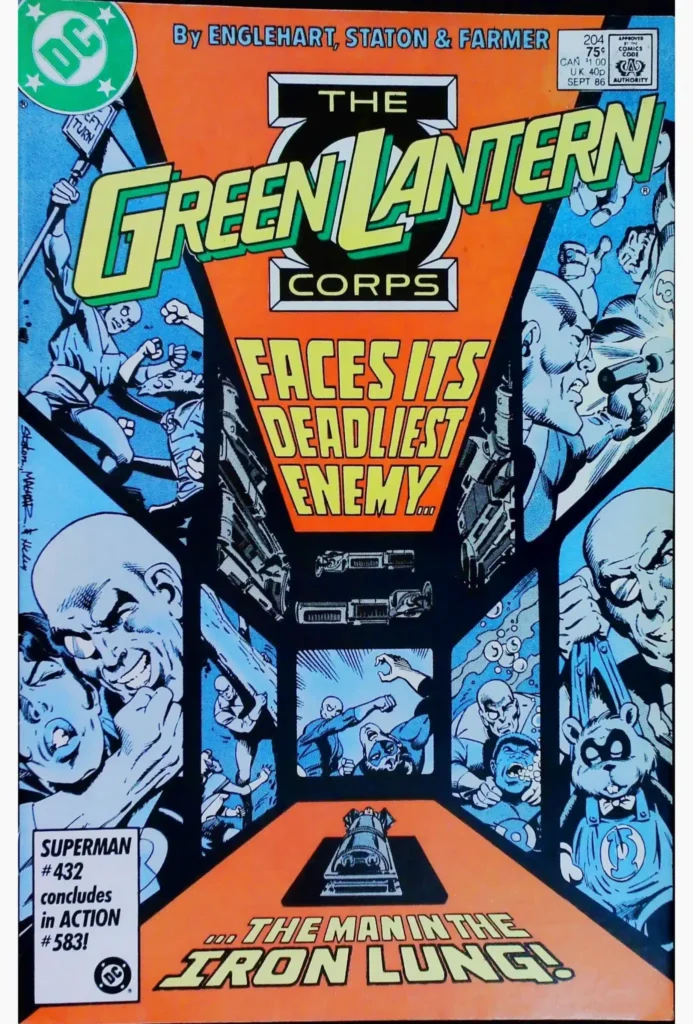 Green Lantern #204, vue de l'exemplaire