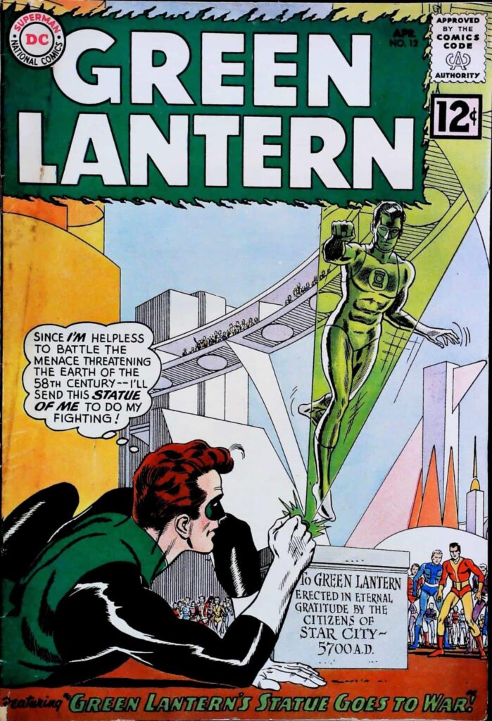 Green Lantern #12, vue de l'exemplaire