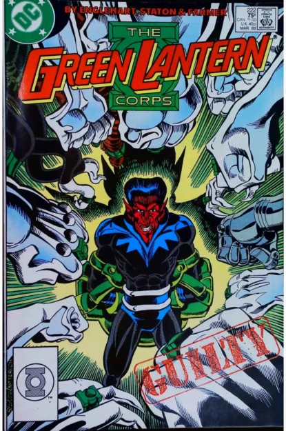 GREEN LANTERN CORPS (1986) #222 - DC Comics - lecubeacomics.com Couverture de GREEN LANTERN CORPS (1986) #222 - par Bruce Patterson - lecubeacomics.com