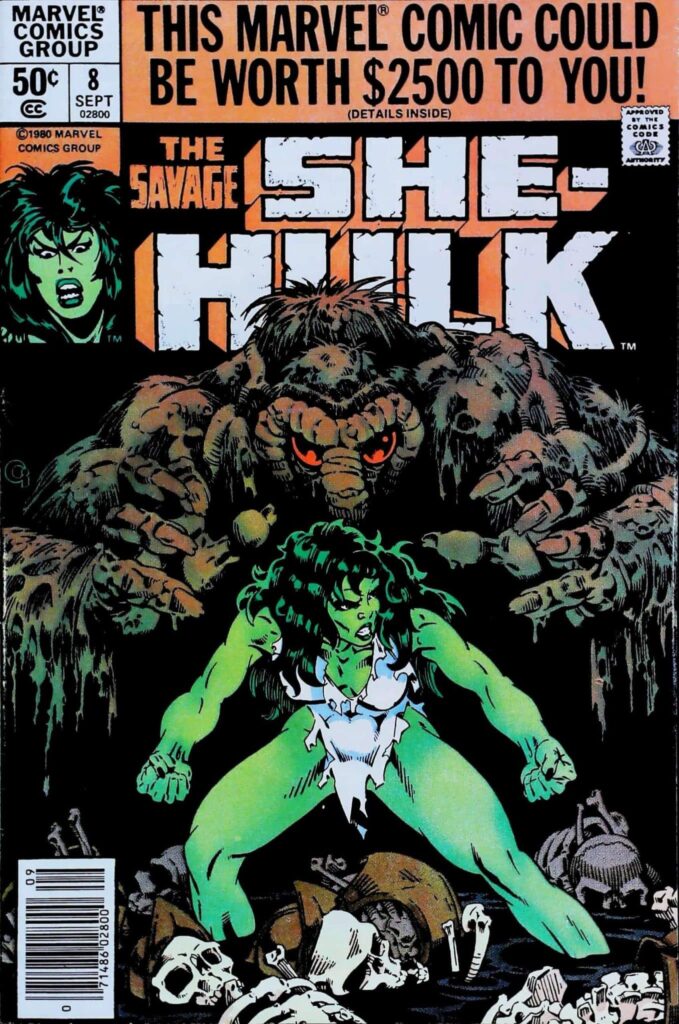 Savage She-Hulk #8, vue de l'exemplaire
